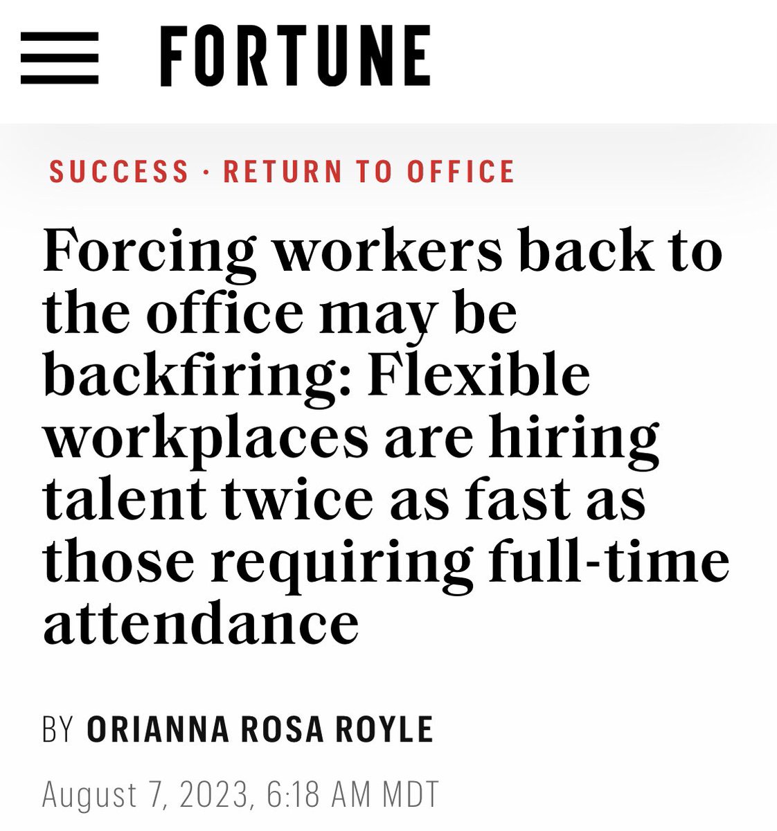 MorePerfectUS's tweet photo. It turns out that making workers happy is actually good for business. https://t.co/5r4BiAOvg5