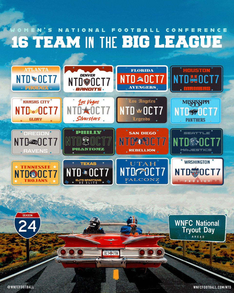 wnfcfootball's tweet photo. 🏈600 hopefuls, 16 Teams, 1 Big League. #nationaltryouday #wnfc https://t.co/xoGTMXxSjx