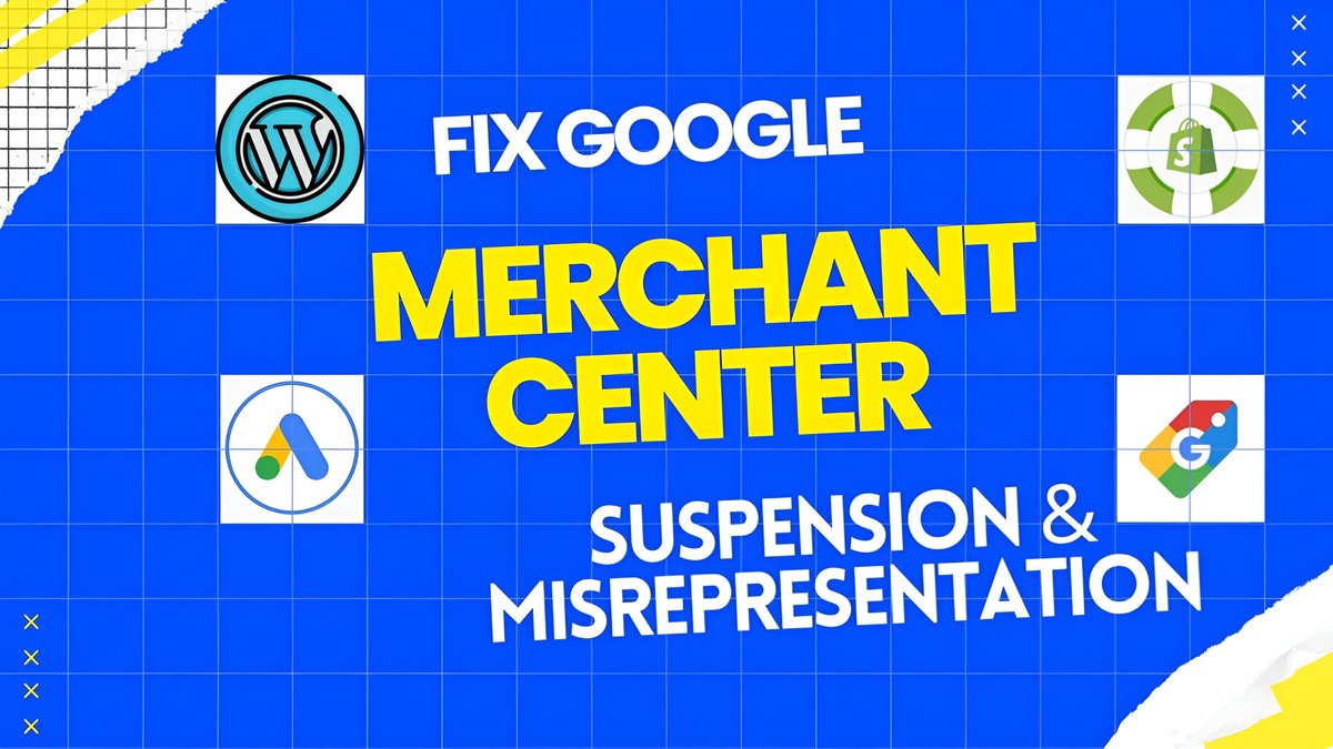 I will fix gmc suspension, misrepresentation, gtin code and shopping ads
#7YearsWithBLACKPINK #fixgooglemerchant #googleshoppingads #shoppingads #suspension #merchantsuspension #fixgmc #merchant #googleshopping #gmc #gtin #FOUReverWithBlackpink