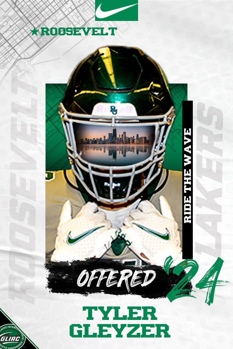 Excited to receive an offer from <a href="/RULAKERFB/">Roosevelt University Football</a> Thank you <a href="/CoachNolen/">Collin Nolen</a>