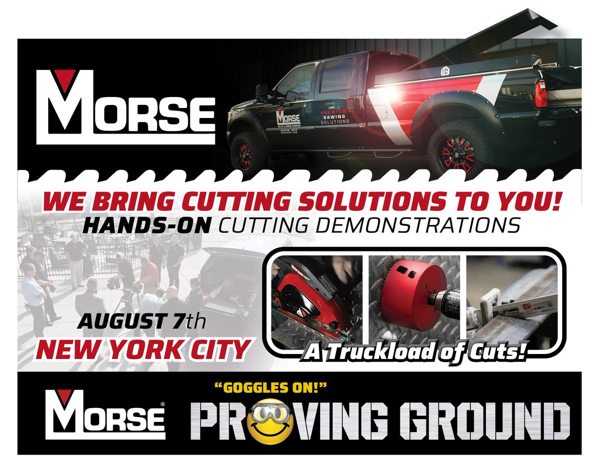 MKMorseBlades's tweet image. Reach out to your Morse distributor for more information! #provingground #demoday