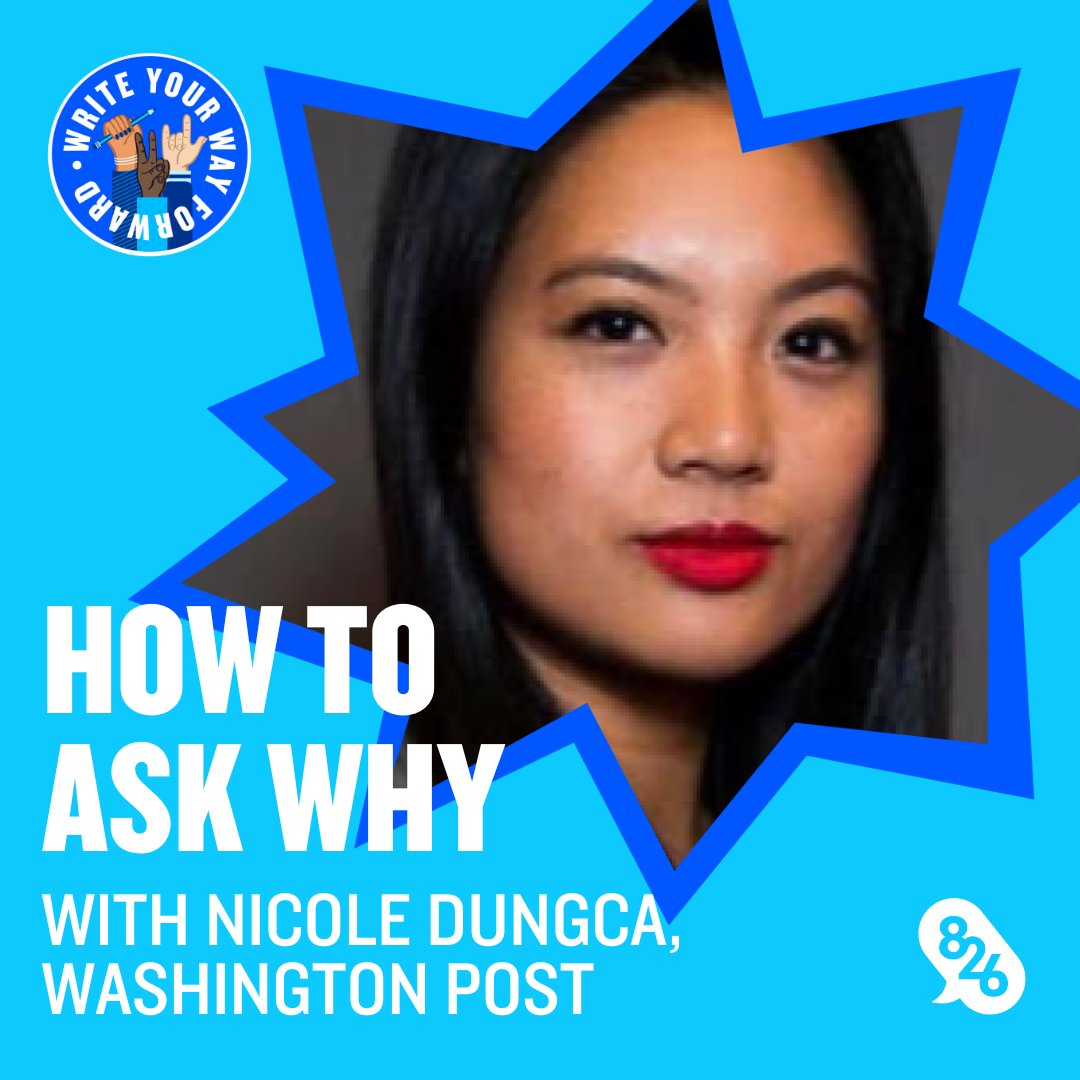 826Digital's tweet photo. There's a story waiting to be told.  

Join us in sharing @ndungca's new 826 Digital Watch and Write video, How to Ask Why. It's part of our #WriteYourWayForward collection: free video resources that give young people tools to tell their own stories.  

https://t.co/7nzNw19vPx https://t.co/ISFfO83U9s