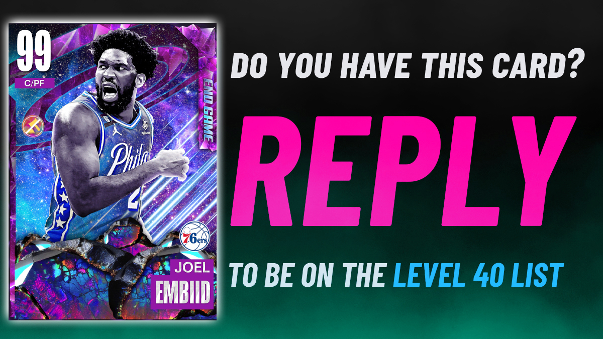 Floki5000 ๐ (@floki5000) on Twitter photo ๐ข If you have reached level 40 in MyTEAM, ๐ฟ๐ฒ๐ฝ๐น๐ ๐๐ผ ๐๐ต๐ถ๐ ๐๐๐ฒ๐ฒ๐ ๐ฌ
RT so everyone gets a chance to submit ๐โค๏ธ
โ ALL replies within 72 hours should be included in my Season 8 Wall of Fame mural โญ๏ธ
#MyTEAMCommunity๐ค #NBA2K23 ๐ข If you have reached level 40 in MyTEAM, ๐ฟ๐ฒ๐ฝ๐น๐ ๐๐ผ ๐๐ต๐ถ๐ ๐๐๐ฒ๐ฒ๐ ๐ฌ
RT so everyone gets a chance to submit ๐โค๏ธ
โ ALL replies within 72 hours should be included in my Season 8 Wall of Fame mural โญ๏ธ
#MyTEAMCommunity๐ค #NBA2K23
