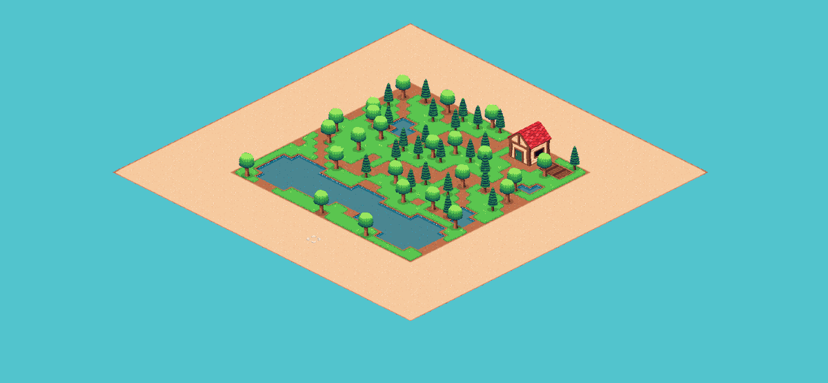 DeliIslandGame's tweet photo. Been working on the world generation system for the game lately. I've been trying to get a more natural looking island using perlin noise. It still needs some more work but I'm really happy with how it's coming along!
(Before on the left; After on the right) https://t.co/FliuF0IIWJ