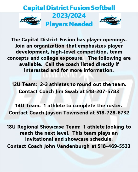 Capital District Fusion Softball tweet media