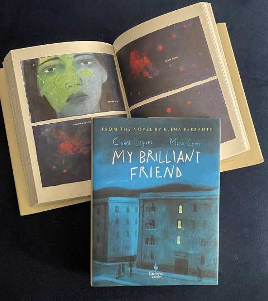 Elena Ferrante’s masterpiece, MY BRILLIANT FRIEND, is now an extraordinary, visually vibrant graphic novel. 

Adapted by <a href="/ChiaraLagani/">Chiara Lagani</a>, illustrated by <a href="/maracerriTW/">mara cerri</a>, &amp; translated by Ann Goldstein.

Out October 10!

#womenintranslation #WITMonth 

europaeditions.com/news/2637/comi…