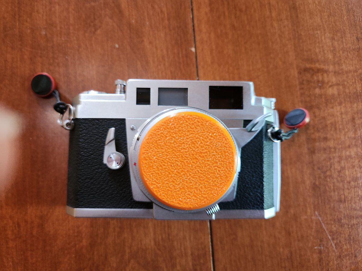 SimonFor's tweet image. A  customer needed a lens cap for a Konica III in Pro Orange. I understood his need and helped out! Konica III caps are now on sale these are his photos! #konicaiii #lenscaps #forsteruk