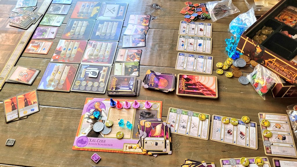 Man, Argent was so good. Worker placement implementation that was right up my alley. After you get going, the game glows smoothly and isn't nearly as complicated as it looks <a href="/Level99Games/">Level 99 Games ( MegaGame Library on Gamefound! )</a>
