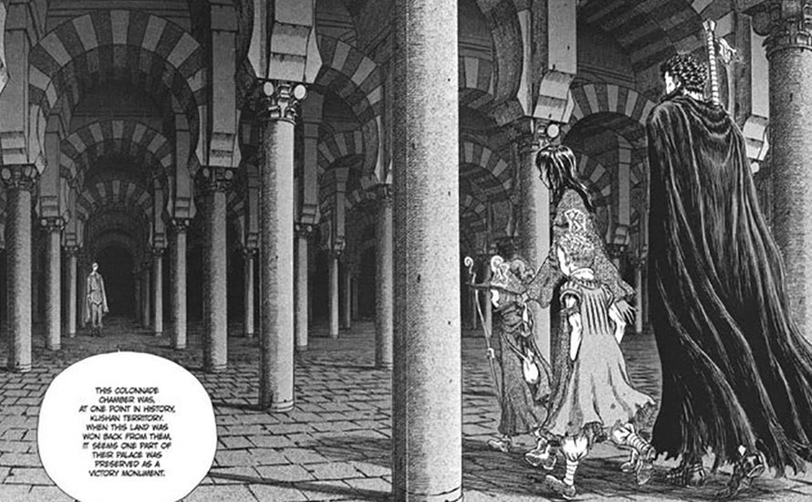 Prefiero la Mezquita de Córdoba que además sale en Berserk