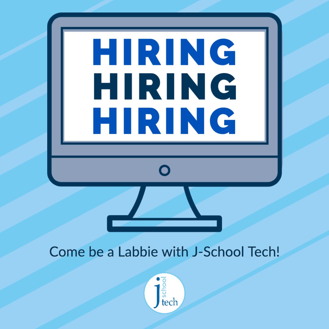 We are looking for some new Labbies to join the team this year! If you've got some awesome Adobe, WordPress, and Tech skills head over to the Linktree in our bio and submit your application today!