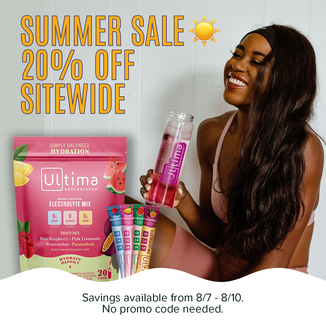 SUMMER SALE ☀️ Take 20% off our entire website now thru 8/10: ultimareplenisher.com