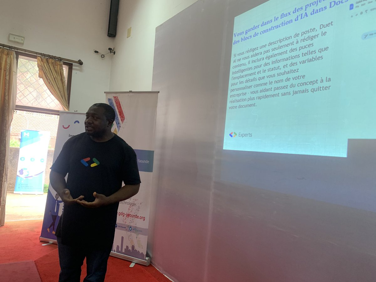 EdmondMakolle's tweet photo. @mountainhubb @WtmYaounde237 @GDGYaounde La deuxième journée a marqué le lancement de nos différentes activités ainsi que le #PitchTuesday de @mountainhubb et le #GoogleIOExtended du @GDGYaounde
Lien tofs: https://t.co/ZRUEftJK42
#JUIN2023
#Comsas https://t.co/vkokwDemig