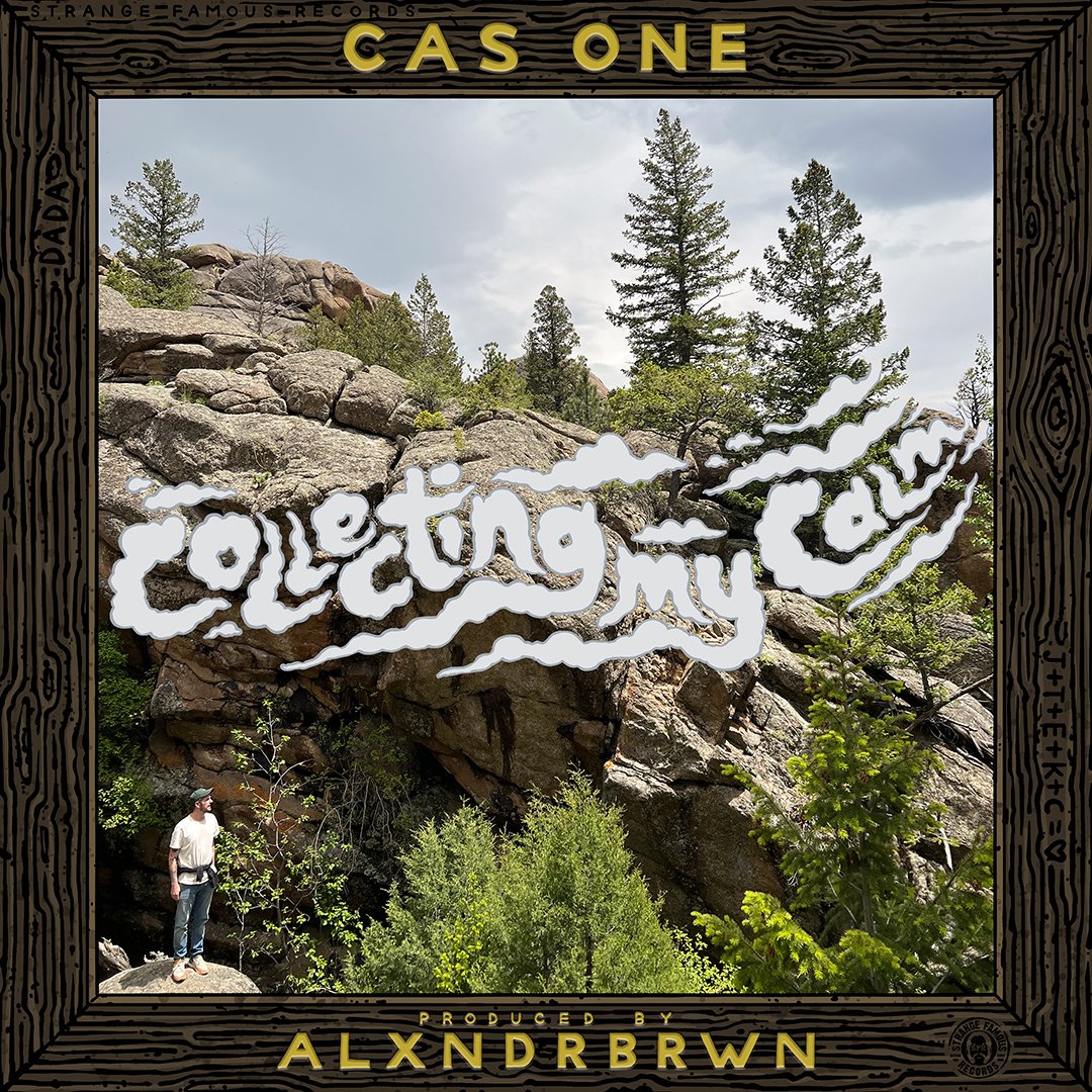 SFRupdates's tweet image. 🎵 #ICYMI: NEW SINGLE from @Cas_one_SFR x @Alxndrbrwn!  

#CollectingMyCalm is now streaming on @Spotify at tinyurl.com/CasOneCMC or download on @Bandcamp at CasOne.Bandcamp.com

Pre-order the limited edition #7InchRecord at TinyURL.com/CasOneSFR

#StrangeFamous!!!