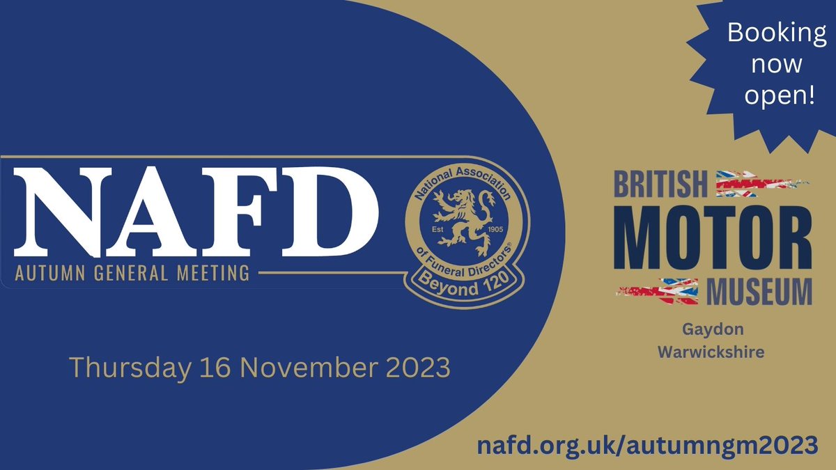 Members, have you registered for the NAFD Autumn General Meeting @BMMuseum on Thursday 19 November? All the details you need are here: nafd.org.uk/autumngm2023/