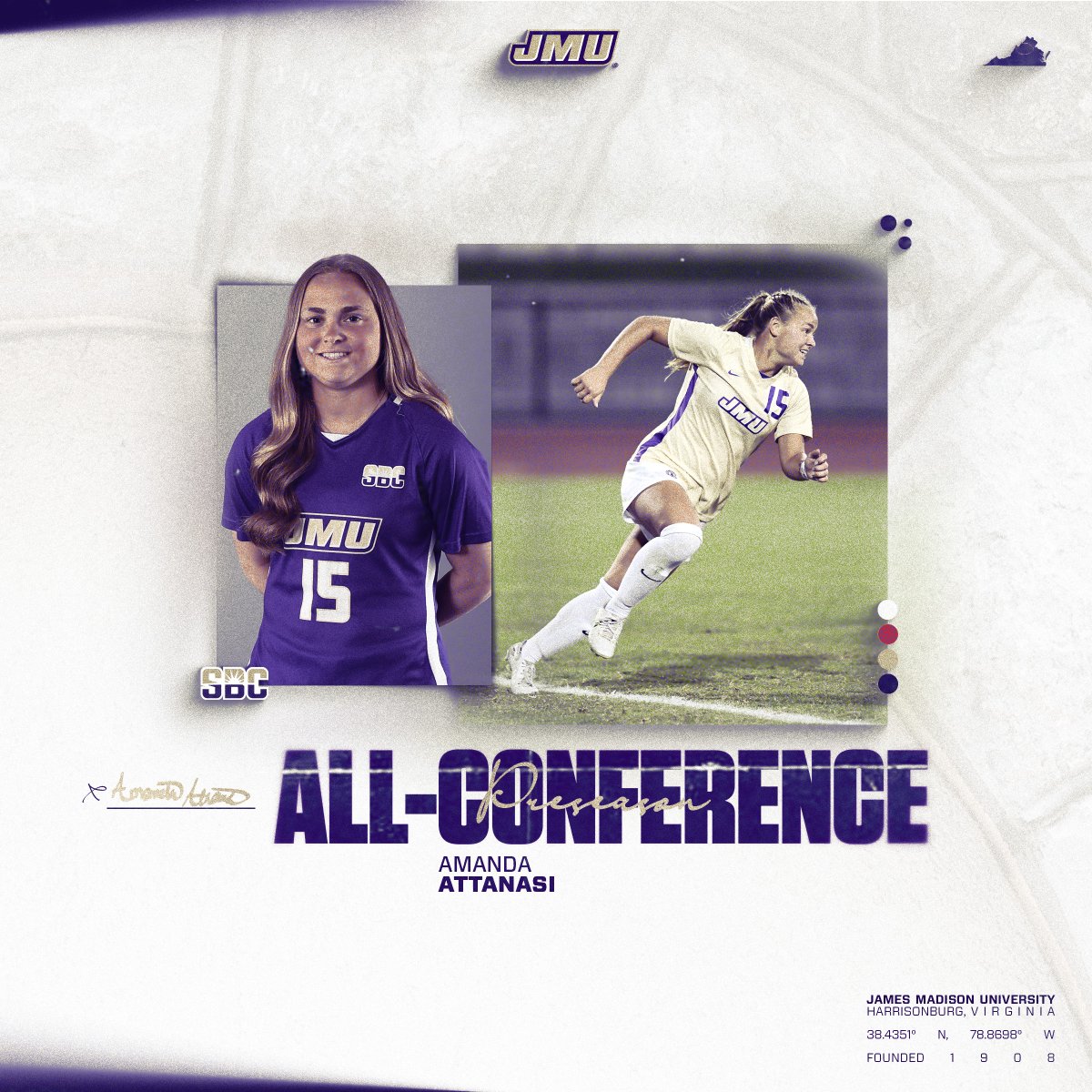 JMU Women's Soccer tweet media