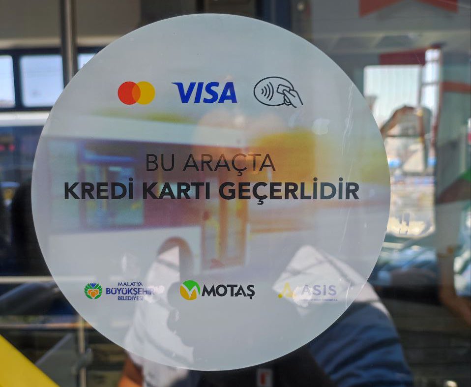 kiirkdort's tweet photo. Malatya MOTAŞ araçlarında kredi kartı ile temassız şekilde 10 TL ödeyerek binebilirsiniz. https://t.co/nxdutSmqU9