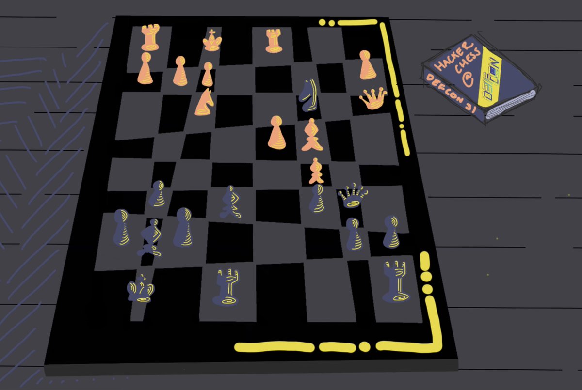 DEF CON chess tweet media