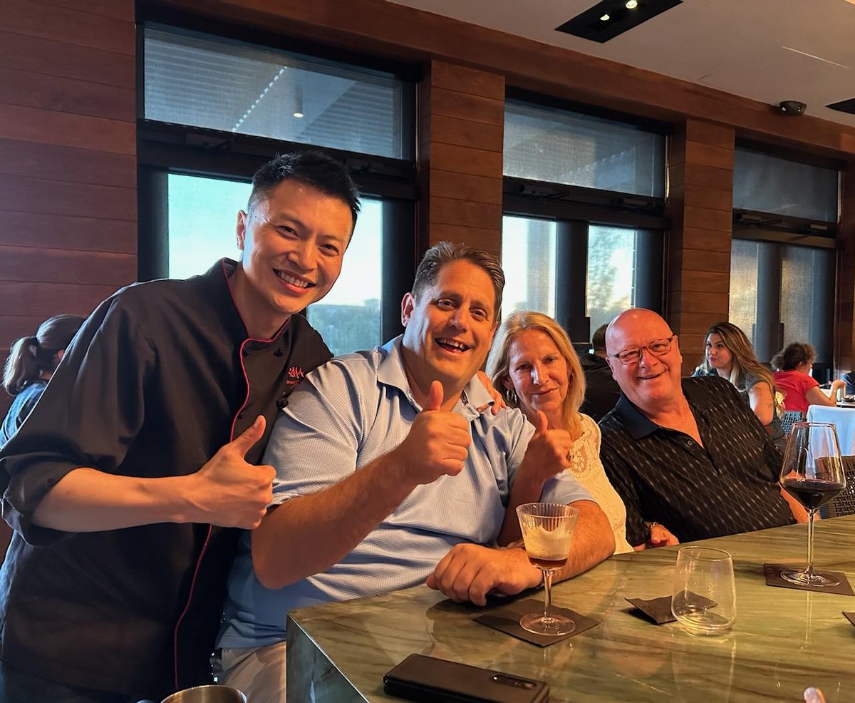 It was great seeing our longtime friend and customer, Iverson of Karma Asian Fusion! Congratulations on your continued success.