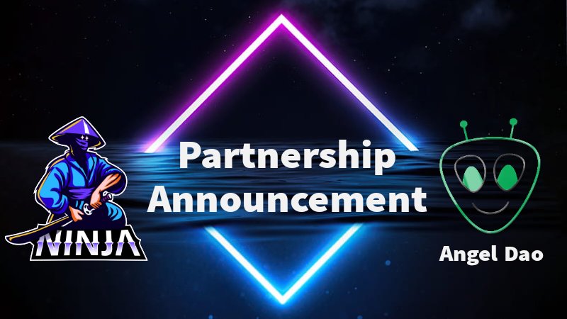 We are so excited to announce our new partnership with <a href="/AngelDAOinfo/">Angel DAO | $ANA | Angel Warriors NFT Mint is LIVE</a>  🧚‍♂️

🥷Crypto Ninja will help Angel Dao🧚‍♂️ with

📍Hosting an Ama for Angel Dao 🧚‍♂️
📍Airdrop👨‍💼
📍Marketing support💰
💪🏻And more🎓