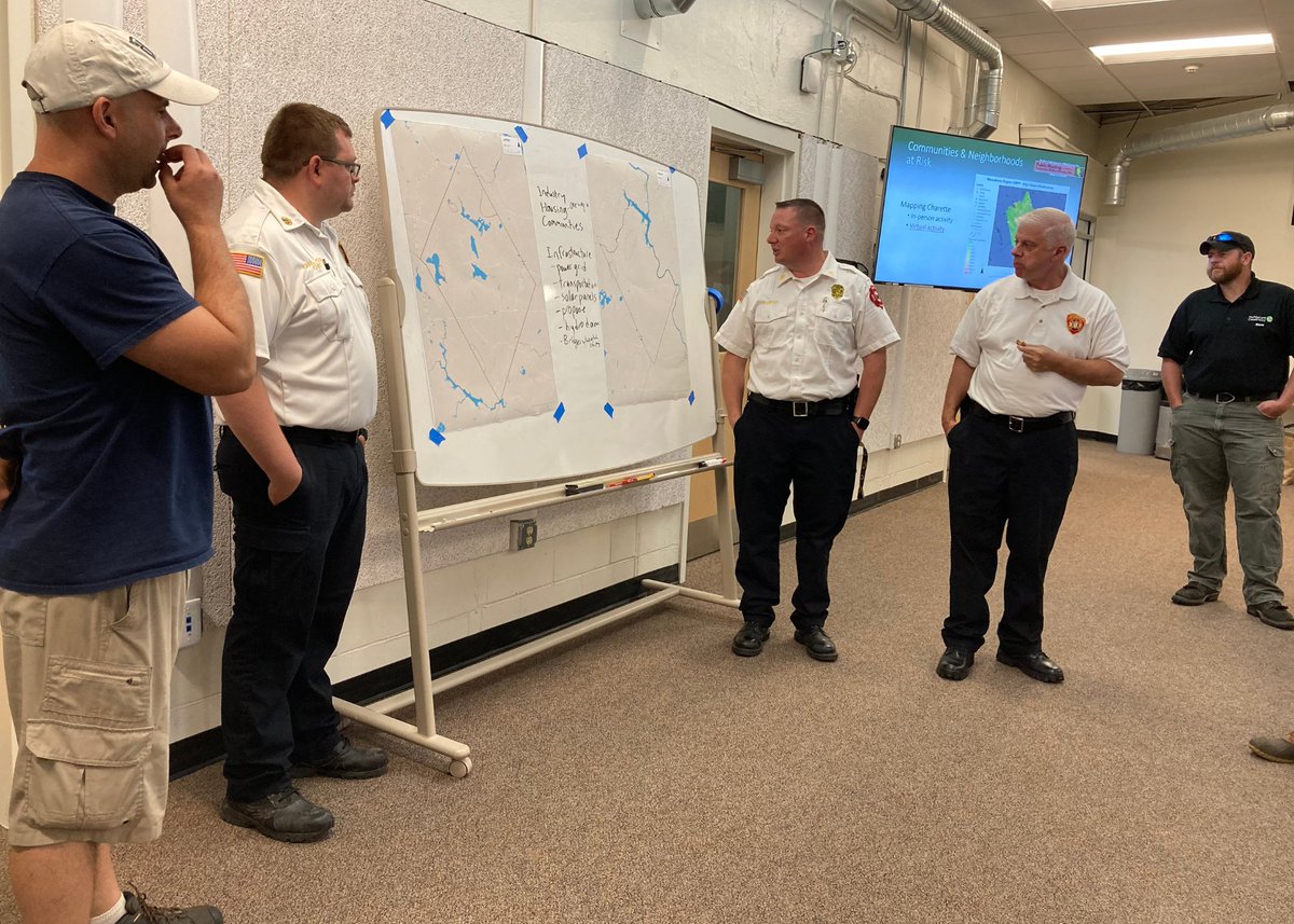 On Monday, July 17, our Northeast office gathered with partner agencies and facilitated a public meeting on the Massabesic Region Community Wildfire Protection Plan.