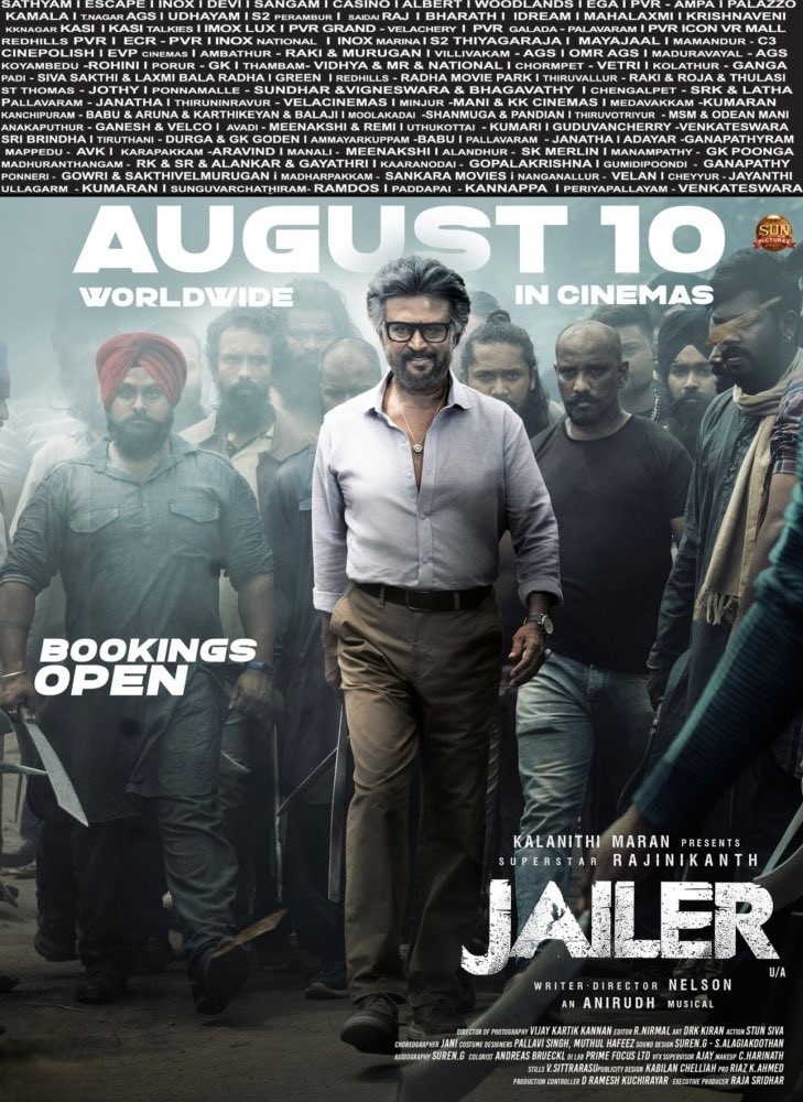 Unprecedented Heavy pressure for tickets in TN..💥💥
Extraordinary pre release advance bookings all over World - way above expected levels few weeks back.