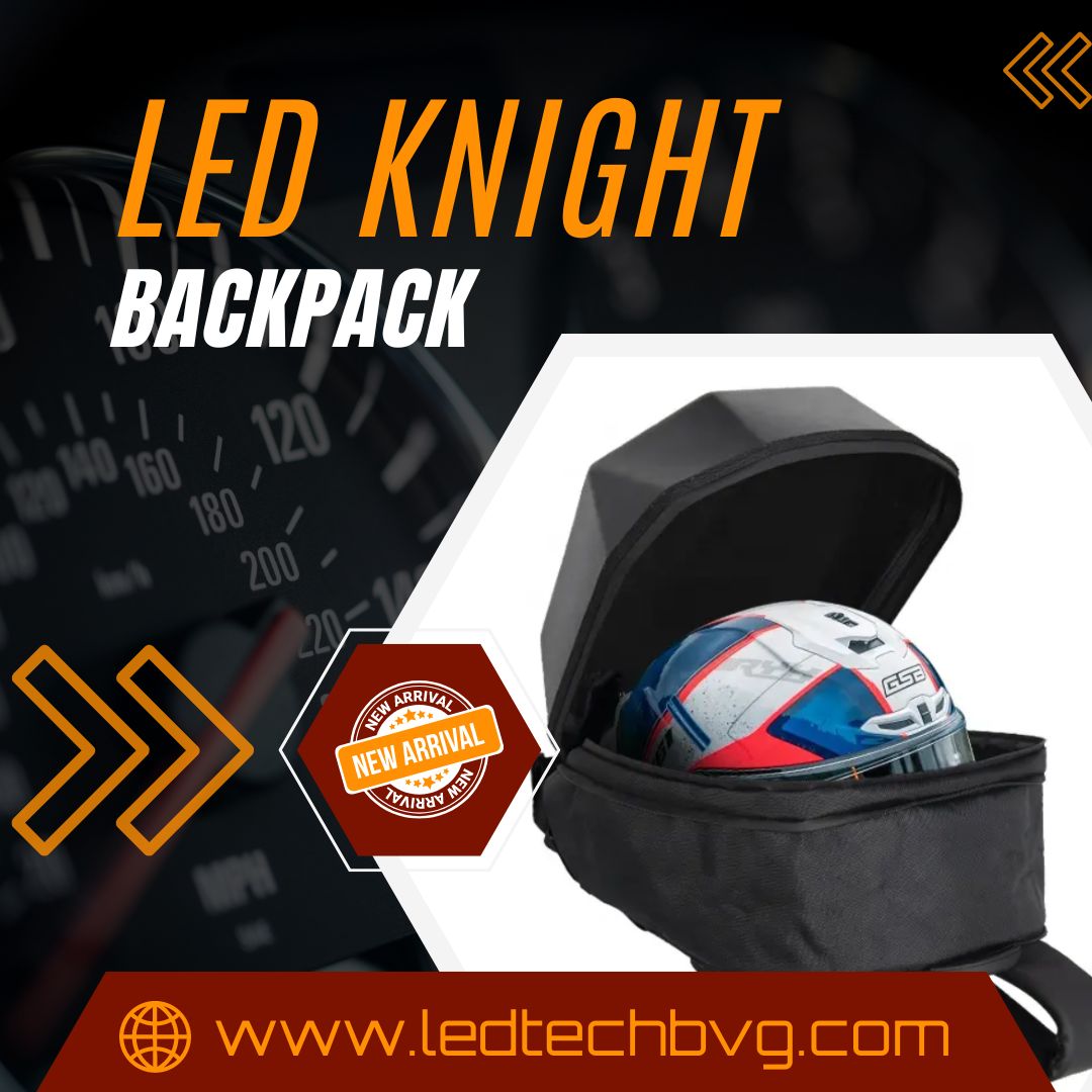 ledtechbvg's tweet image. Carry your world with a luminous twist – the LED Knight backpack is your beacon of style and functionality! #LEDKnightBackpack #IlluminateYourJourney #BackpackGoals