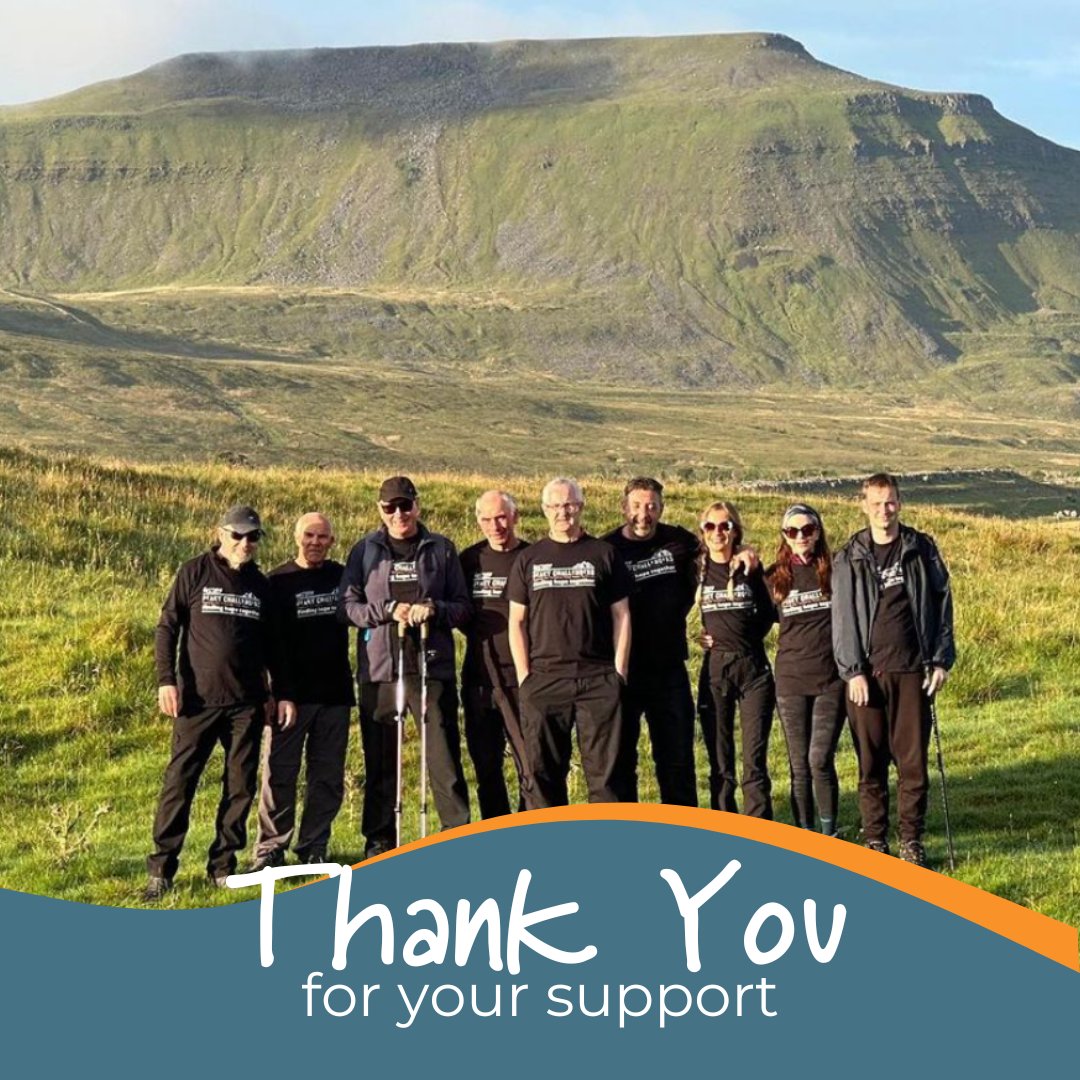 MatthewProject's tweet photo. A huge thank you to everyone to donated for The Peaky Challengers' 3 peak challenge!

Together they raised £3,295. Enough to change the lives of 2 individuals through the Recovery Support Programme. That's amazing!🌟 https://t.co/6uLcMgF0Ii