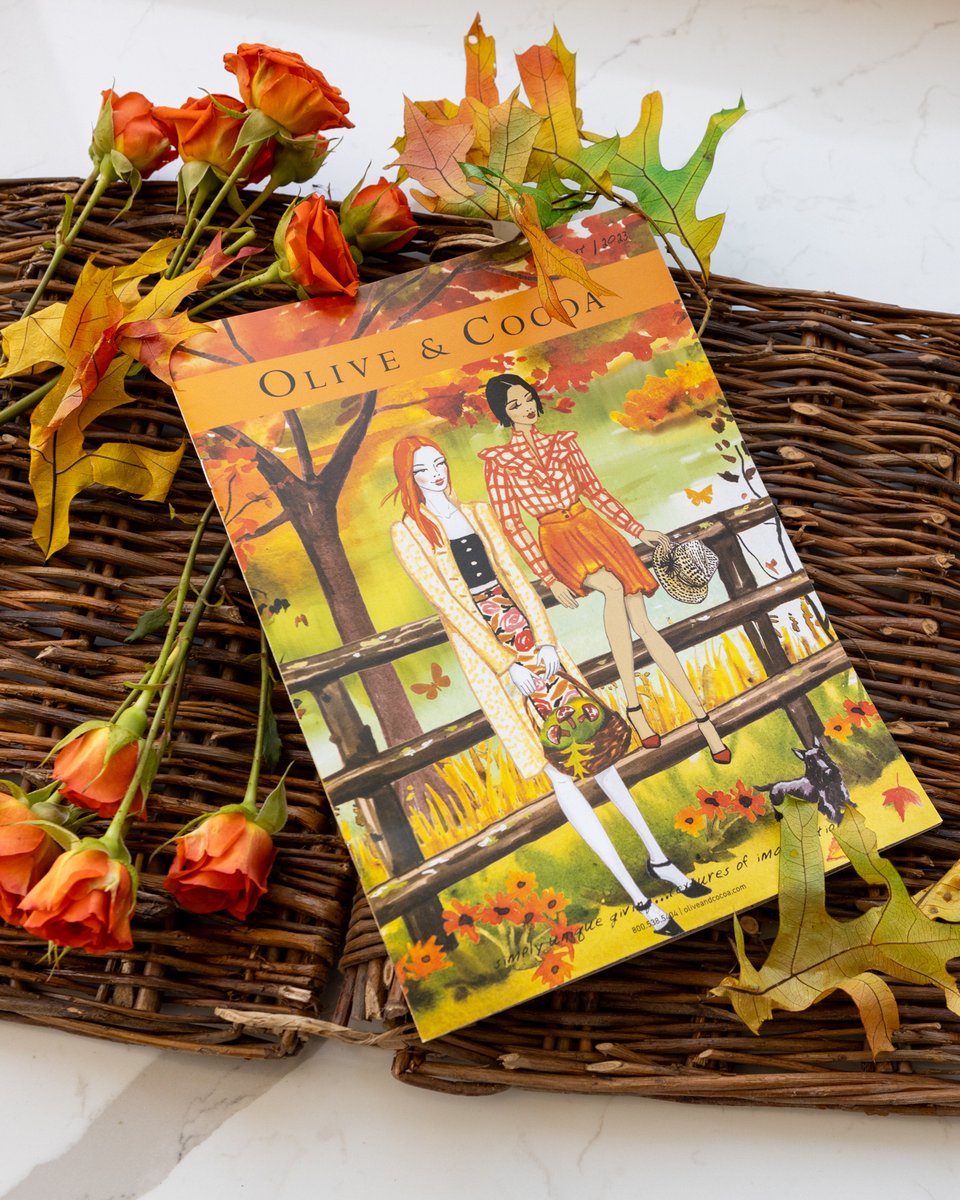 Arriving this week is our "harvest" catalog. Join us in celebrating the enchanting, ephemeral intersection of Summer and Autumn. Harvest's gifts await. #oliveandcocoa #catalog #giftingcompany #giftsforeveryoccasion