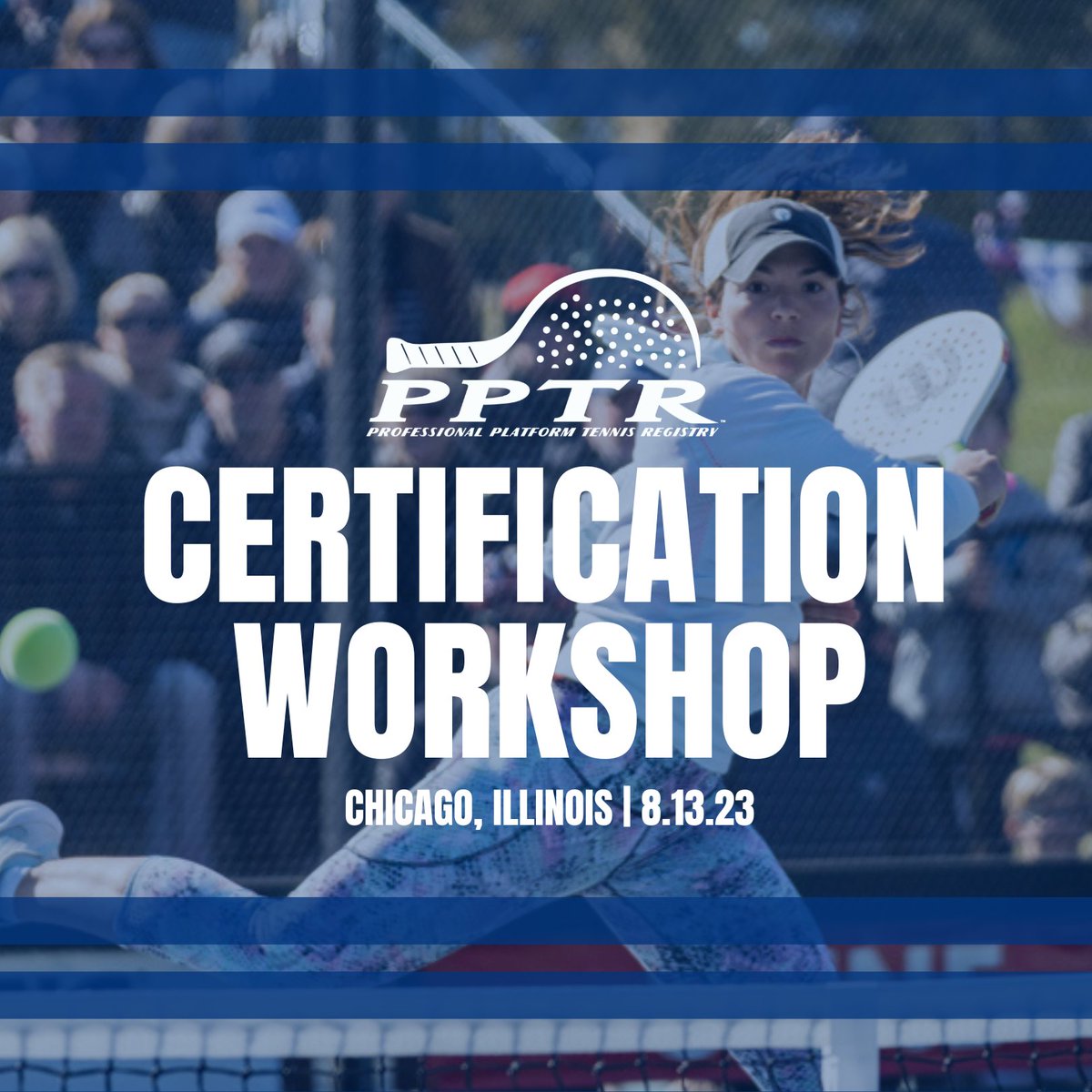 pptrplatform's tweet image. Join us THIS Sunday for our upcoming #Paddle Certification Workshop in Chicago, Illinois! 
🚀 Save your spot today at pptrplatformtennis.org/events-worksho…
