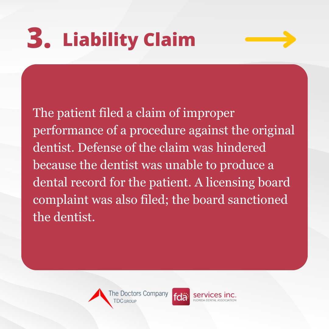 Seeking insights on protecting yourself against malpractice claims?

Dive into this illuminating malpractice case study that provides valuable lessons and strategies. 

#floridadentists #dentalmalpractice