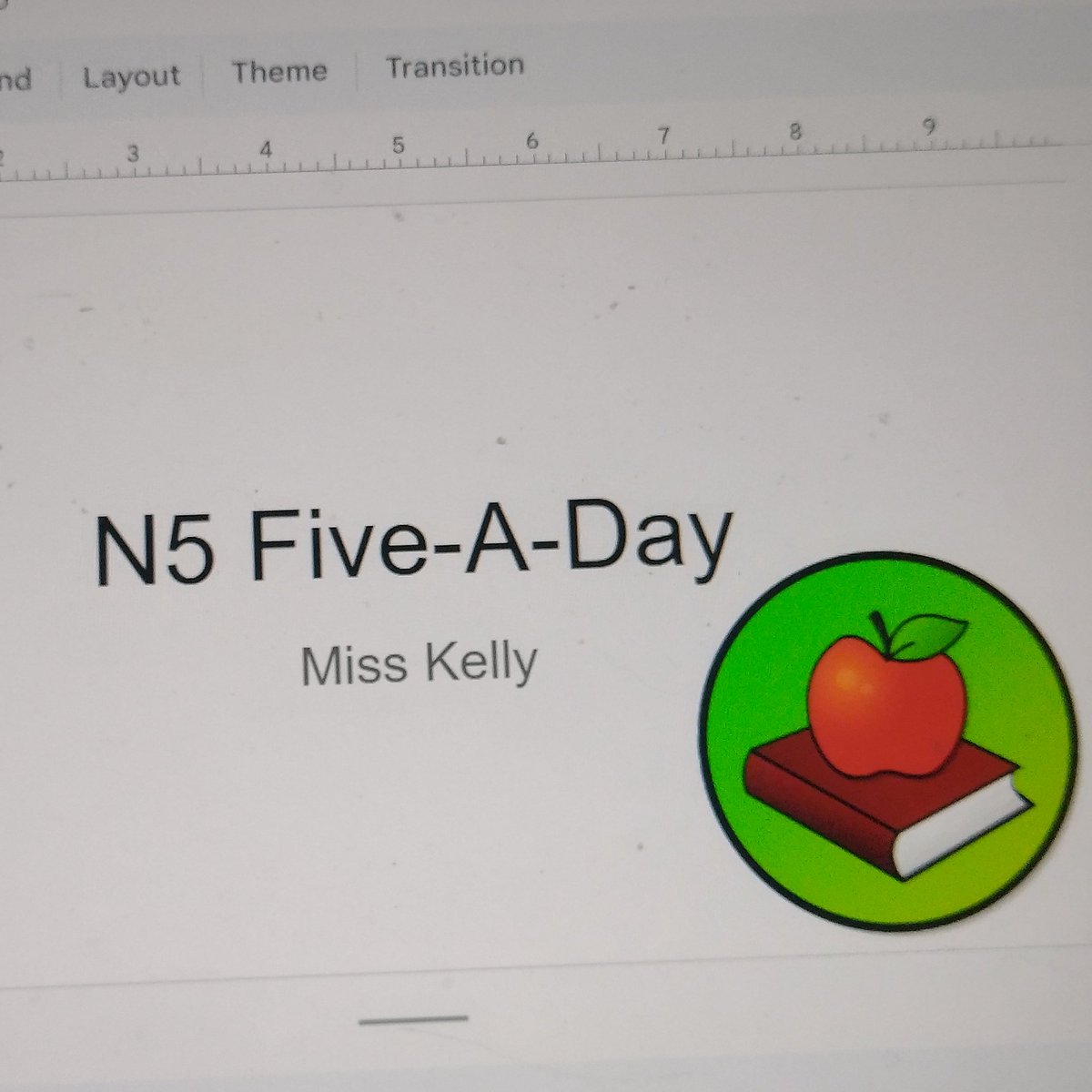 MissKelly_Eng_'s tweet photo. I love the idea of Five-A-Day starters for senior pupils as they prep for exams but many of the ones online are geared towards the GCSE paper structures, so I've started to make my own for my new N5 class. 🤓 Probation year is getting ever closer! https://t.co/CgWGDC1bLC