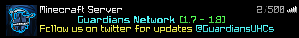 GuardiansUHCs's tweet photo. 🔥¡Bienvenidos a Guardians Network! 🔥

Estamos emocionados de anunciar la apertura oficial de nuestras puertas  al público. 📢
Únete a nosotros ahora y sumérgete en la experiencia de juego definitiva. 😁

IP: https://t.co/POBkkUpOqh 📶 https://t.co/1z1woAmC8a