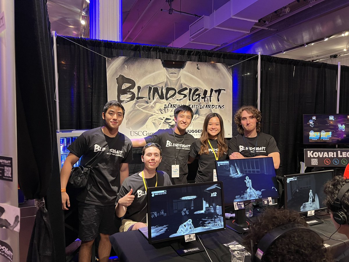 BlindsightGame's tweet photo. Thank you for having us at Play NYC this year! We enjoyed meeting new players and watching everyone play our game Thank you for all the kind words, praise, and feedback! Shoutout to our friends at @redbull for sponsoring us and to the winners of our competition who won! #playnyc https://t.co/Fz8IjcwVQS