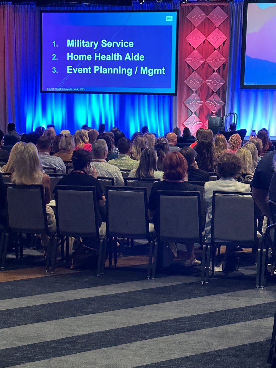 ineventapp's tweet image. "Event planning/management is the 3rd most stressful profession in the world." - Julie Williamson, Ph.D., Chief Growth Enabler at @Karrikins. 

Hey, #eventprof, give yourself a pat on the back. You deserve it. 

🌟 #CEMASummit23 Day 2 Highlights: Keynote session🎉