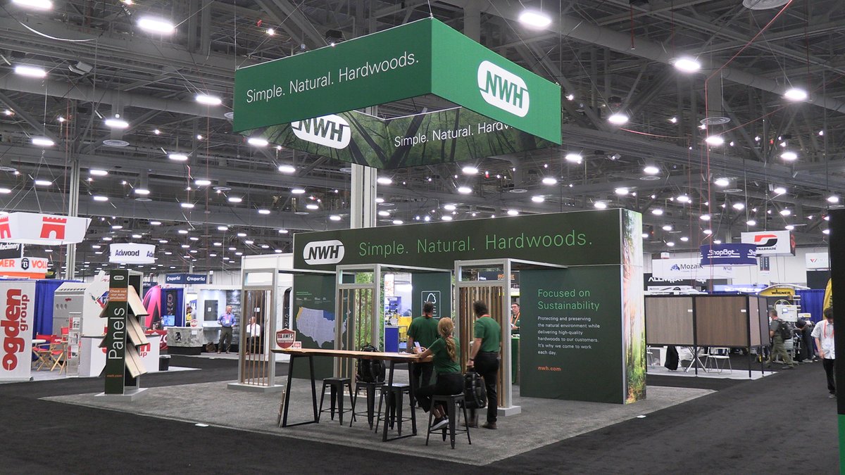 NWH_Inc's tweet photo. We would like to extend a heartfelt thank you to those of you who visited us at the @AWFSFair. It was great to see you, talk shop and discuss how NWH can meet your needs. #awfsfair #simplenaturalhardwoods #thankyou https://t.co/AwFXYYgUyN