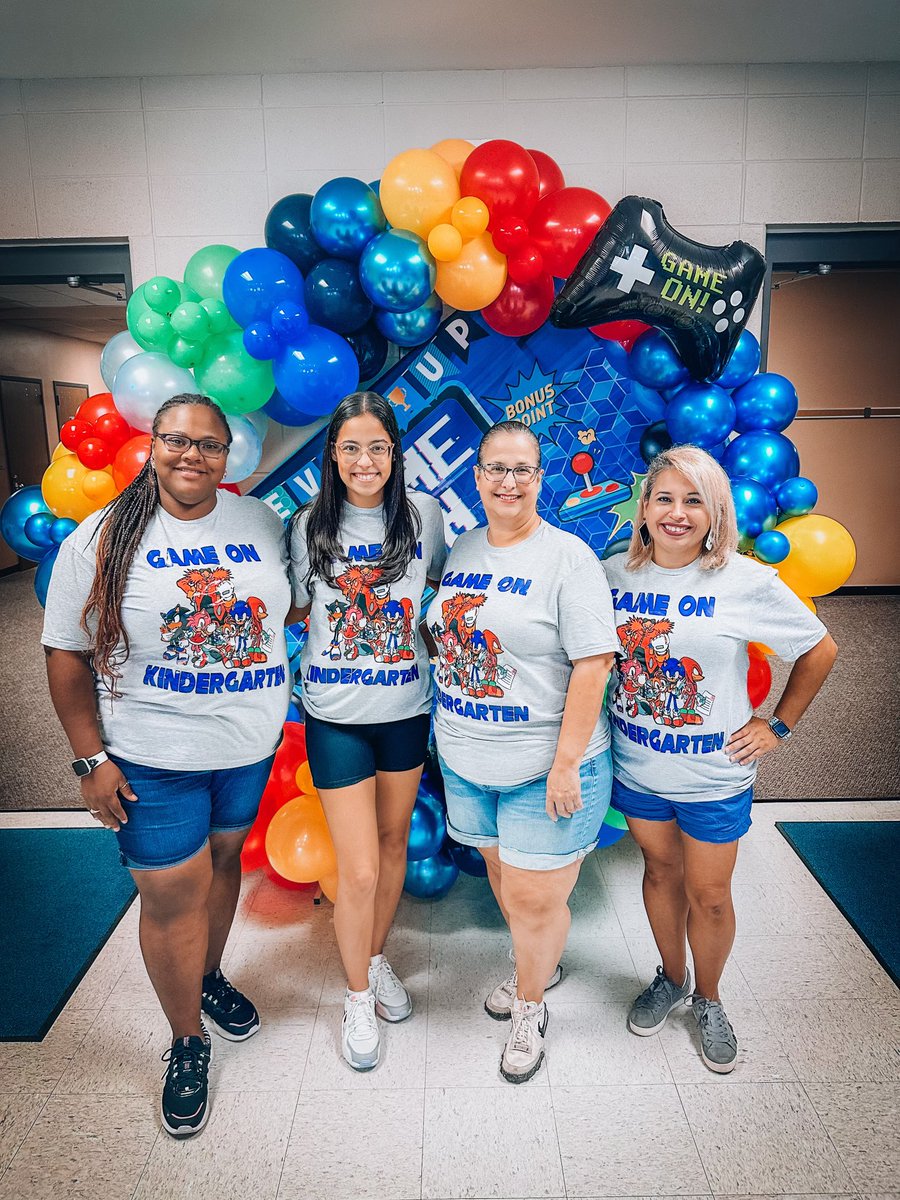 Team Sonic is ready to take on Kindergarten! 👾🎮
I’m so excited to be working with this new team! The beginning of the school year is always crazy but this team has made it so seamless already!
