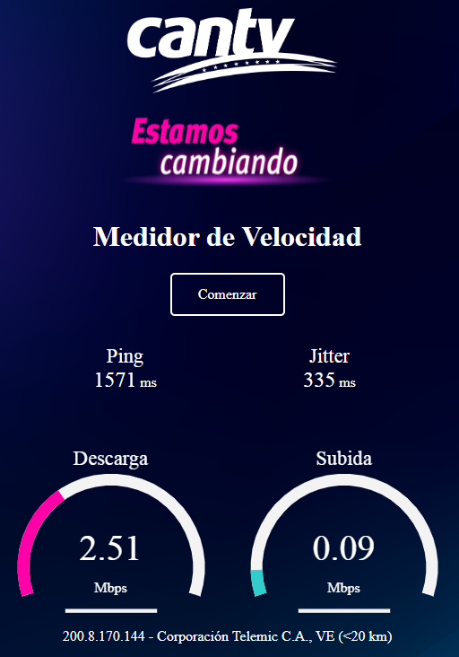 acido100x100's tweet image. Asi seguimos a esta hora: 12:05 pm con estos valores de INTERNET EMPRESARIAL en la Urb. Montecristo, Caracas, gracias a la eficiente empresa @InterCliente @TuMundoInter 
Señores @Conatel @sundde_ve #InterCable #InterCliente