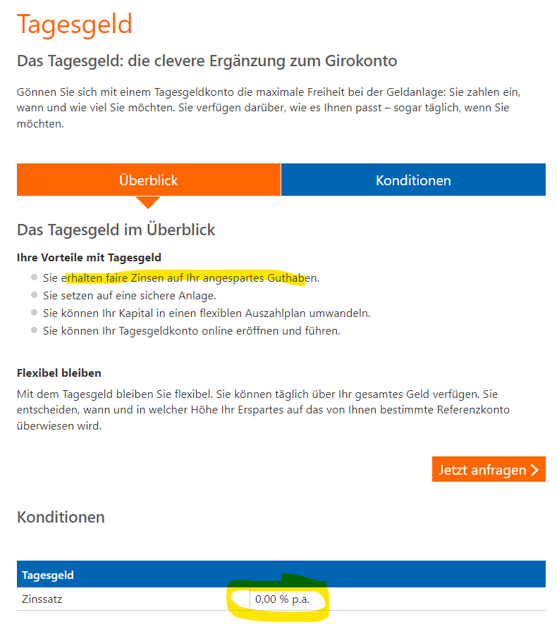 til_ros's tweet photo. Wow, was für ein toller Vorteil: 0 Prozent "faire" Zinsen...😂 #VRGenoBank https://t.co/1jLqB21mcC