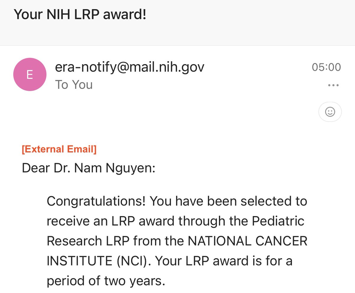 🏆 Grateful to receive this year's NIH LRP award from @NIH_LRP & @theNCI! 🙌🎉 Thanks to my incredible mentors (especially @LambaJK_Lab), @UFPharmacy & @UFPersonalMed, supportive family and friends for believing in me. Your support and guidance made this achievement possible!🙏❤️