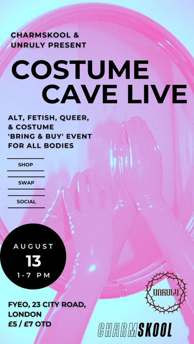 I&rsquo;m excited to be joining the Costume Cave this Sunday with my new @ZDREvents Latex Care range!  Information<a href="/tag/zdrparty"class="tags"><span>#zdrparty</span></a>