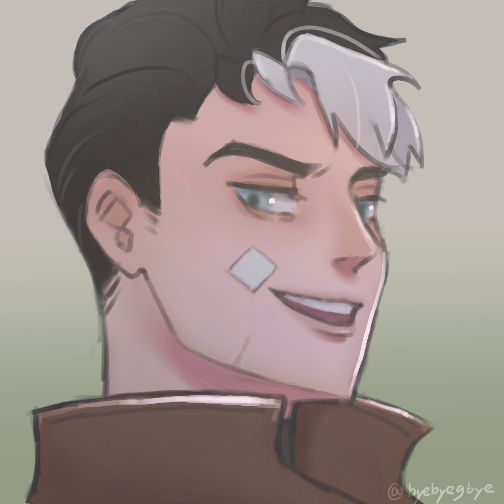 Dick(Talon)  &amp; Jason
I noticed that I haven't drawn Talon this year
我偶爾會很想畫利爪
這次想畫一點病嬌feel結果好像變成小白臉
看看是誰不安逸又在換畫風🥹
#DickGrayson #jasontodd