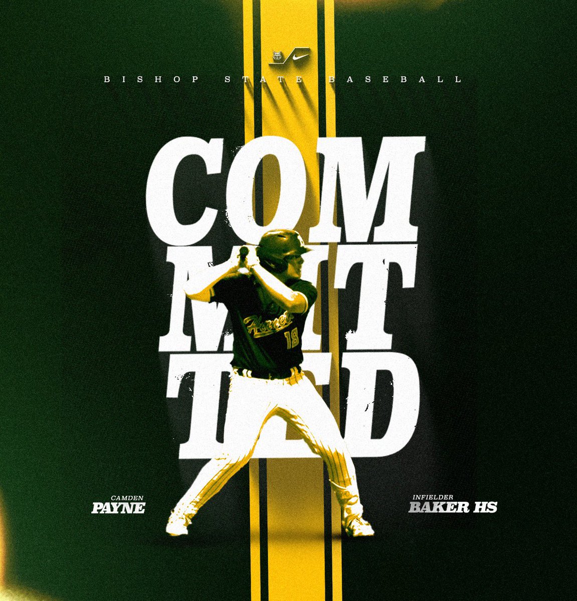 After lots of thoughts and conversation with my family, I would like to announce that I will be continuing my athletic and college career at Bishop State Community College. I would like to thank God and all the Coaches that have made me the player and person I am today.