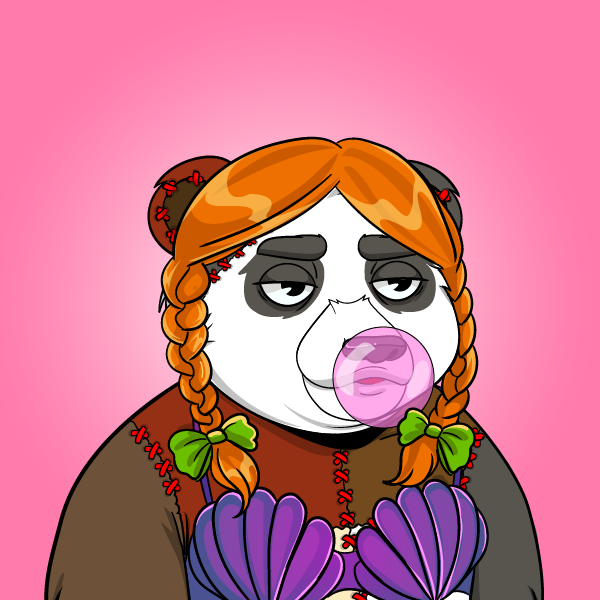 MutantPandaNFT's tweet photo. Panda-barbie living in a panda world 🎵 https://t.co/HFcCnkQYjp