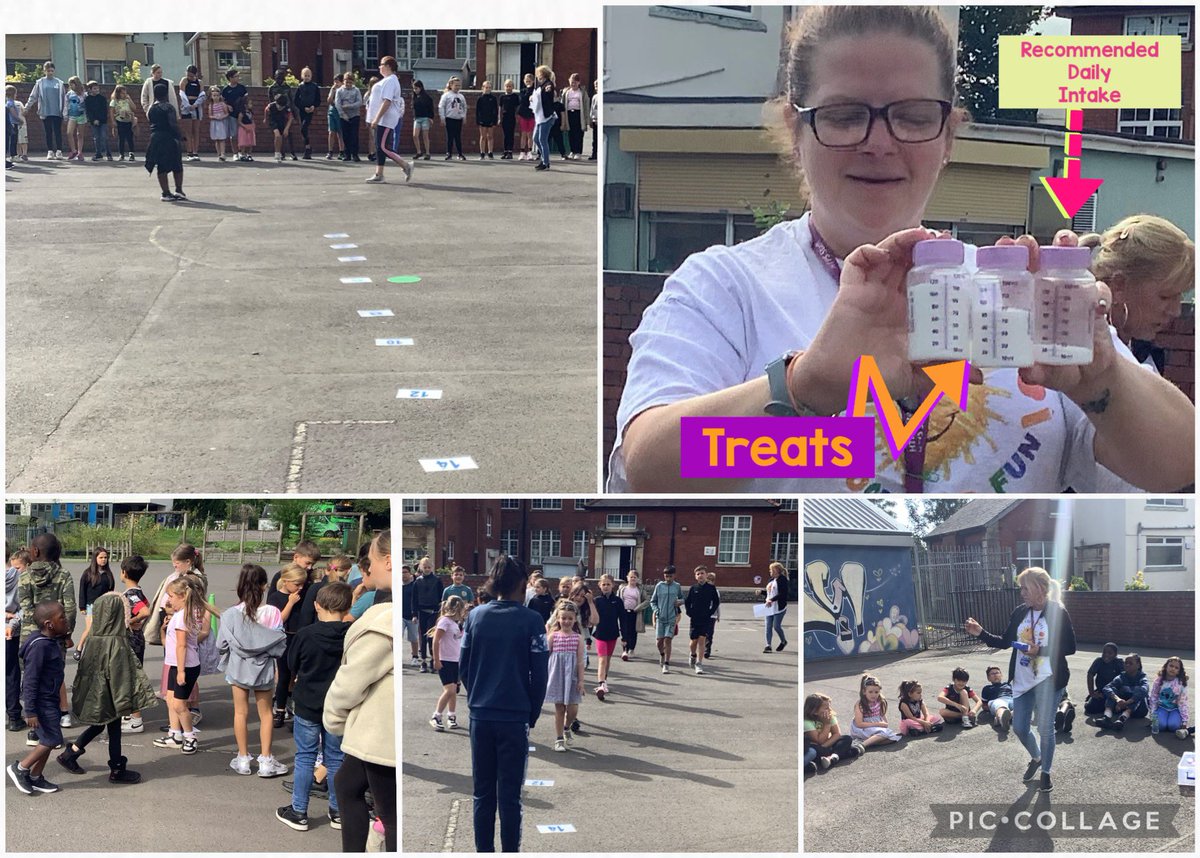 Mrs Manson was so surprised to see the amount of sugar in her favourite treats! Our nutrition session on sugar is always an eye opener. Great discussions followed by a sugar hop game <a href="/HTPSchool/">Herbert Thompson</a> <a href="/cav_dietetics/">Cardiff and Vale Nutrition and Dietetics</a> <a href="/FoodandFunCdiff/">Cardiff Food and Fun</a> <a href="/AnnMarieHTPS/">Ann-Marie Gouveia</a> <a href="/ShepHtps/">HTPS_Food & Fun</a>  #nutritionskills4life