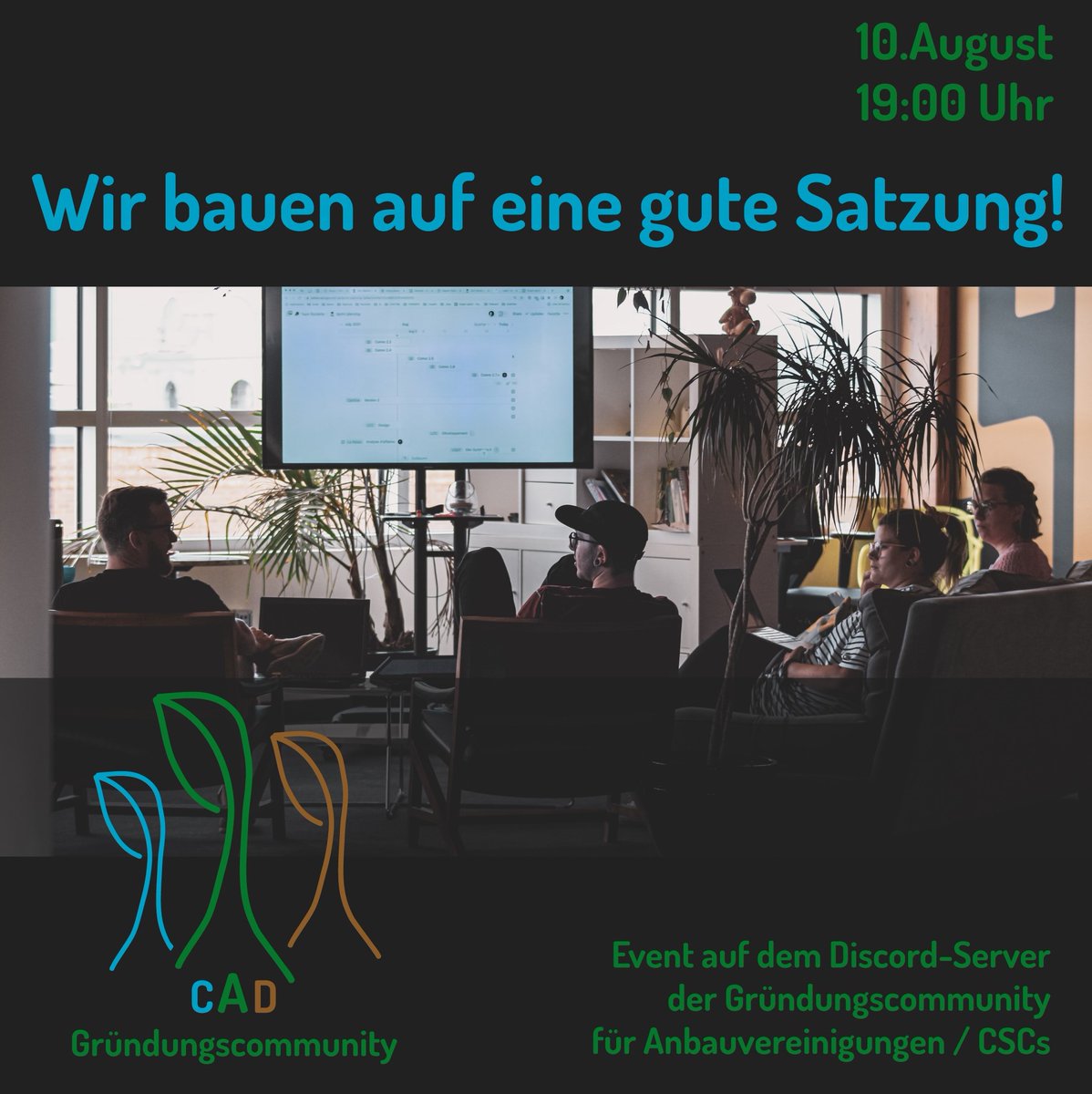 CSC_Landesorga's tweet photo. #CSC #Cannabis Social Clubs basieren auf Satzungen und Ordnungen, nach denen der Vereinsbetrieb und das Miteinander geregelt ist.
Infoveranstaltung zu Satzung und Ordnungen
Do 10.08 - 20Uhr Discord:
https://t.co/itmuFU55RE
#Weedmob #CSCInitiative #Entkriminalisierung #CADG https://t.co/O4u9ZNqWy3