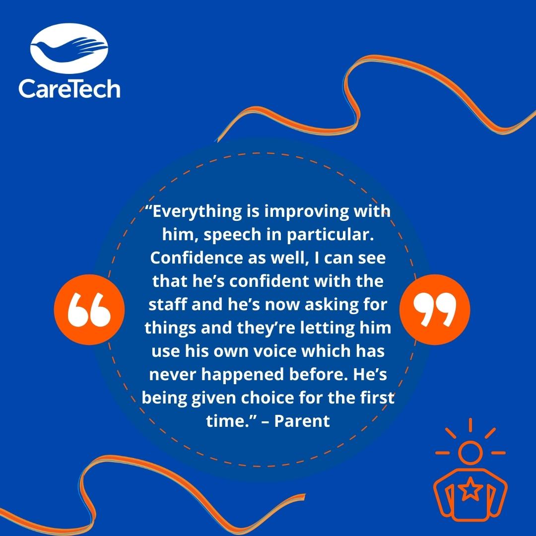 🗣️ Having a voice empowers the people we support to be heard, understood and make independent choices about their care and their lives.  

 #voice #Empowerment #Testimonial