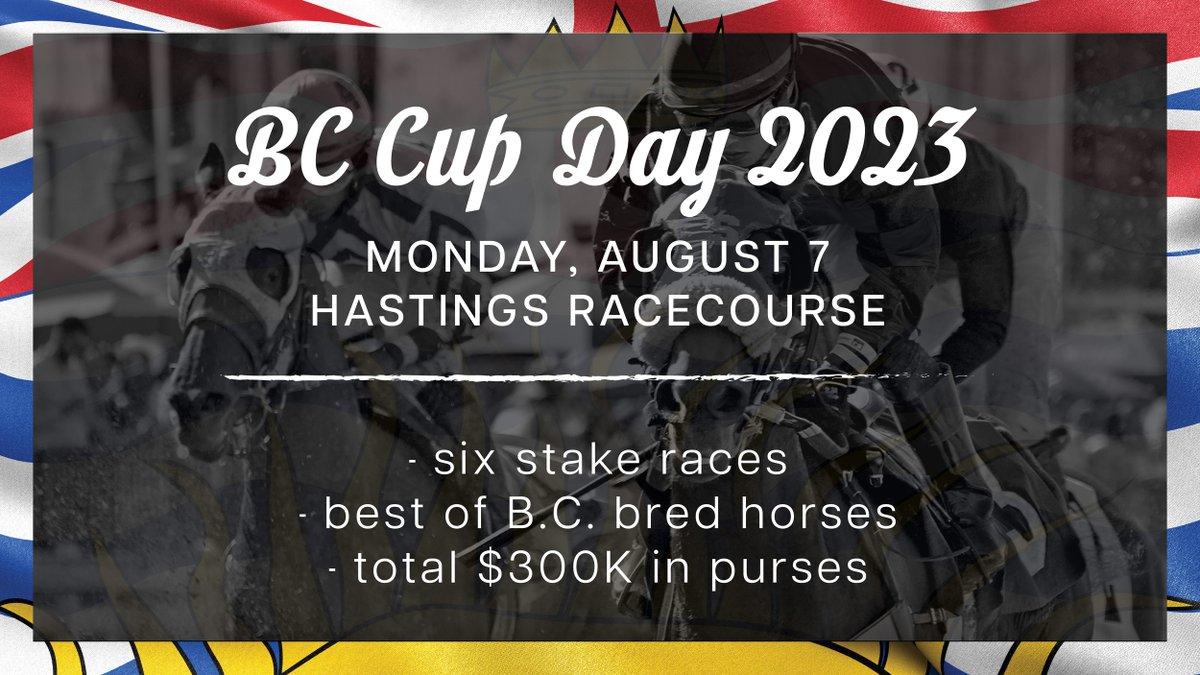 📢🏇🏻Come visit <a href="/BCRacebook/">Racebook</a> under the red tent today <a href="/hastingsraces/">Hastings Racecourse</a> and sign up for <a href="/darkhorseapp/">Dark Horse</a> and receive a $30 cash deposit bonus, use promo code "GET30" #supportlocalracing #hastingsracecourse #bccup #sixstakeraces #happybcday #lovehorseracing #raceingfans #watchwagerwin