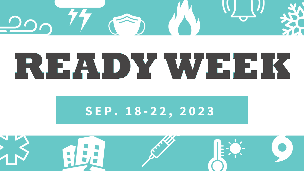 WashUReady's tweet photo. #ReadyWeek is one month away! This fall's events will feature giveaways, preparedness trainings, AED demonstrations and more. Check out all our events at https://t.co/1CNboioc3O https://t.co/uKoMe1vCbb