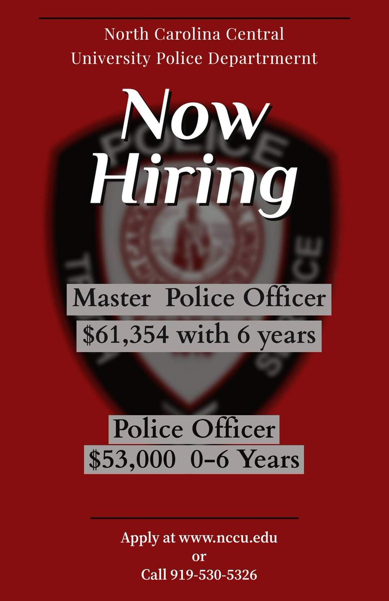 NCCU Police Dept. tweet media