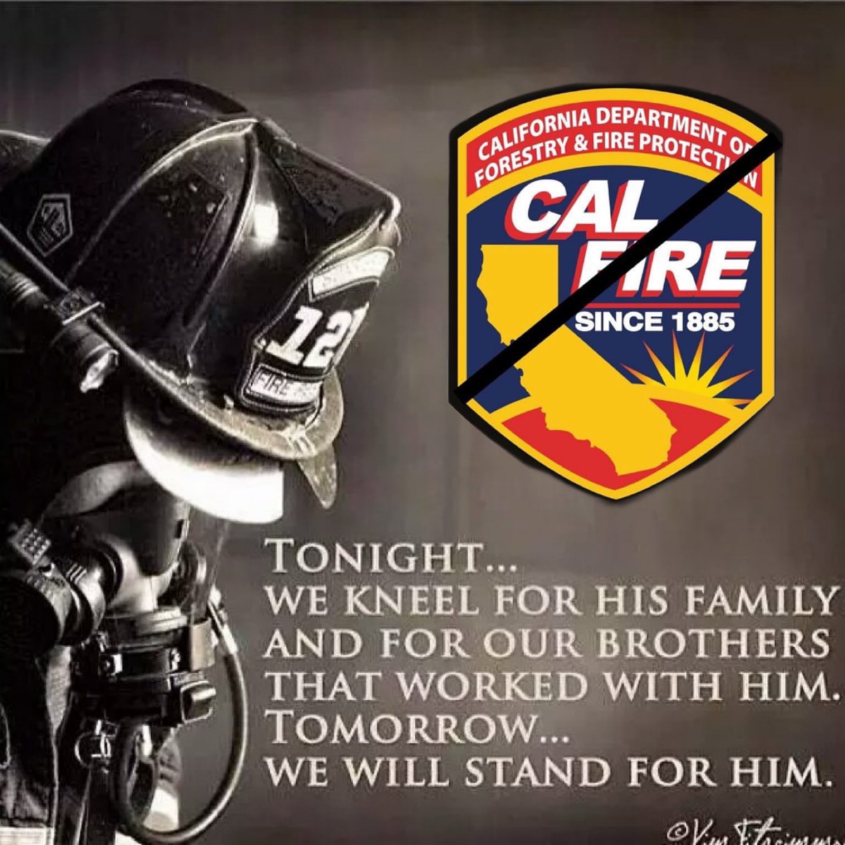 Our hearts are with @calfire and the civilian pilot's family, who tragically perished while bravely battling the #broadwayfire in Cabazon. As Byron Pulsifer said, 'The circumstances of each call are unknown, but the commitment of firefighters is unwavering.' #lodd #lastalarm